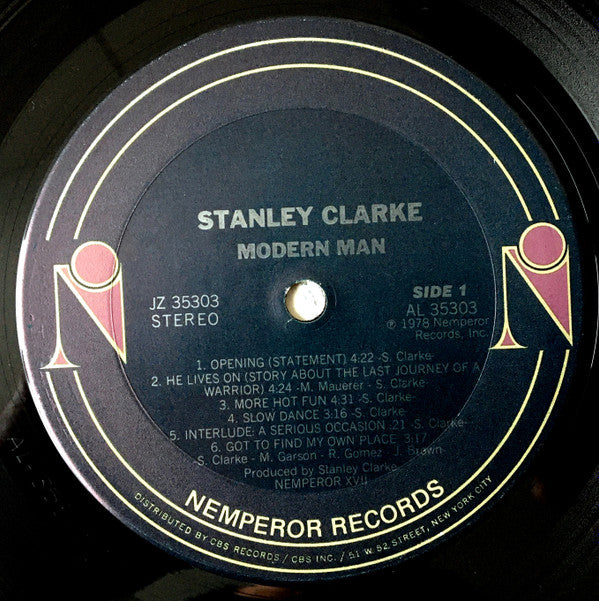 Stanley Clarke - Modern Man (LP, Album, Ter)