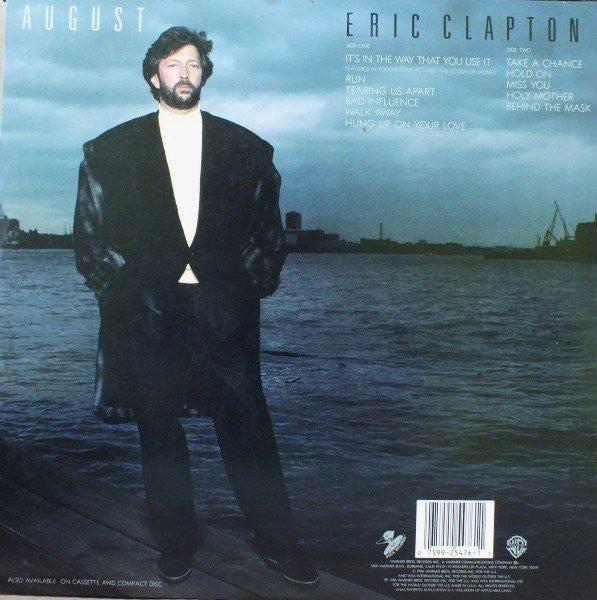 Eric Clapton - August (LP, Album, Gat)