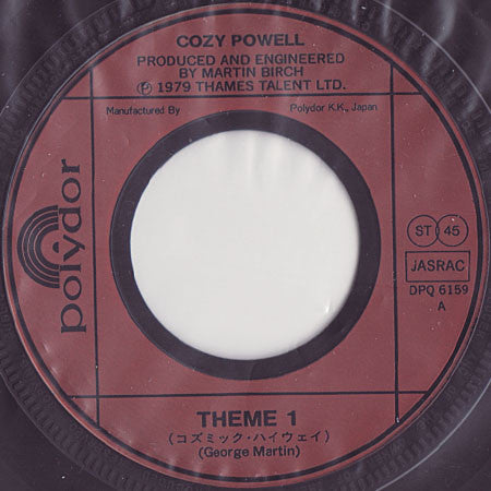 Cozy Powell - Theme One / The Loner (7"")