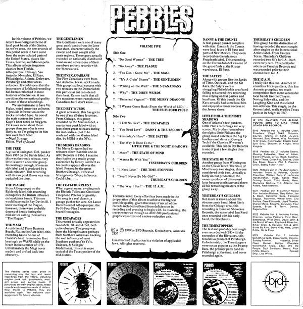 Various - Pebbles Vol. 5 (LP, Comp, Unofficial)