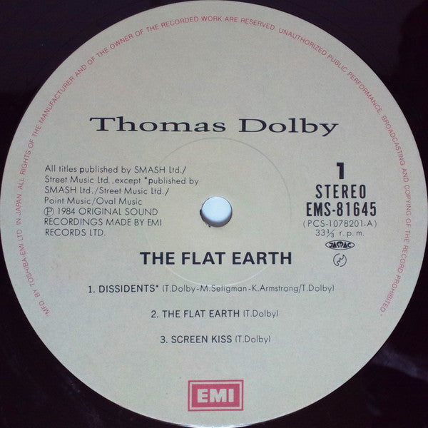 Thomas Dolby - The Flat Earth (LP, Album)