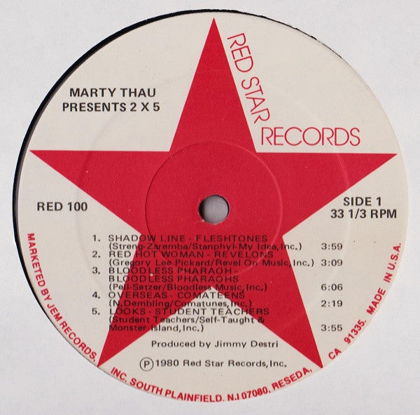 Various - Marty Thau Presents 2x5 (LP, Album, Comp)