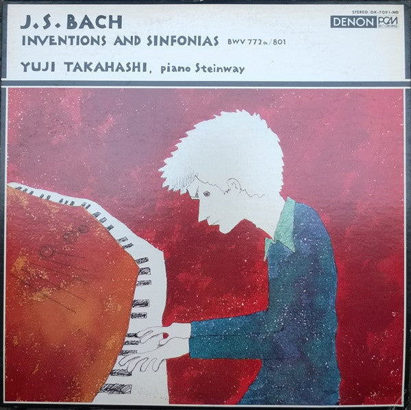 Yuji Takahashi - Inventions And Sinfonias, BWV 772a/801(LP)