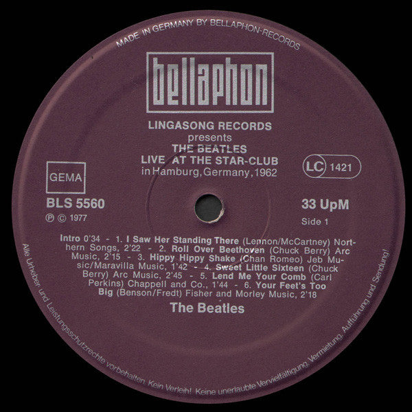 The Beatles - Live! At The Star-Club In Hamburg, Germany; 1962(2xLP...