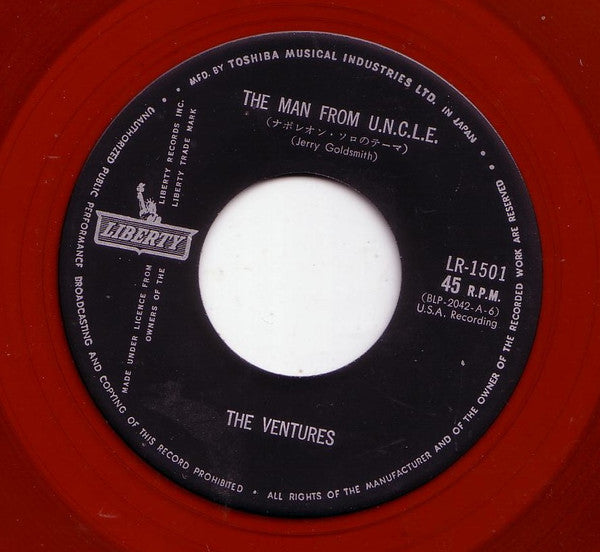 The Ventures - Batman Theme (7"", Single, Red)