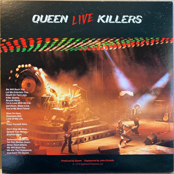 Queen - Live Killers (LP, Gre + LP, Red + Album, Promo)