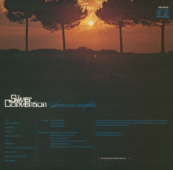 Silver Convention - Summernights (LP, Album)