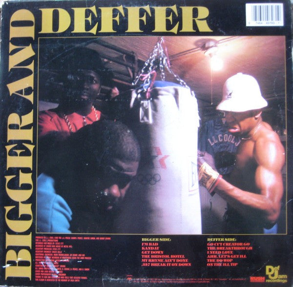 L.L. Cool J* - Bigger And Deffer (BAD) (LP, Album)