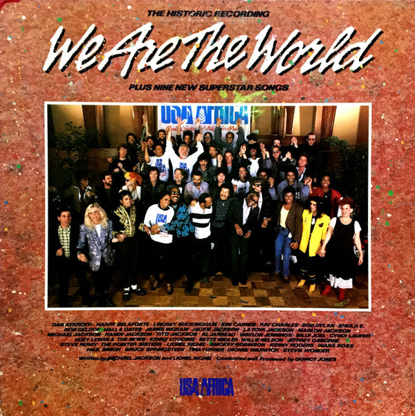 USA For Africa - We Are The World (LP, Album, Pit)