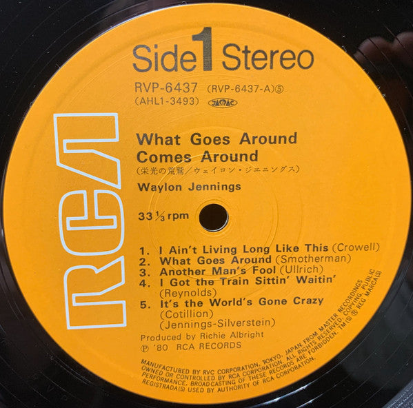 Waylon Jennings - What Goes Around Comes Around (LP, Album)