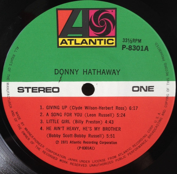 Donny Hathaway - Donny Hathaway (LP, Album)