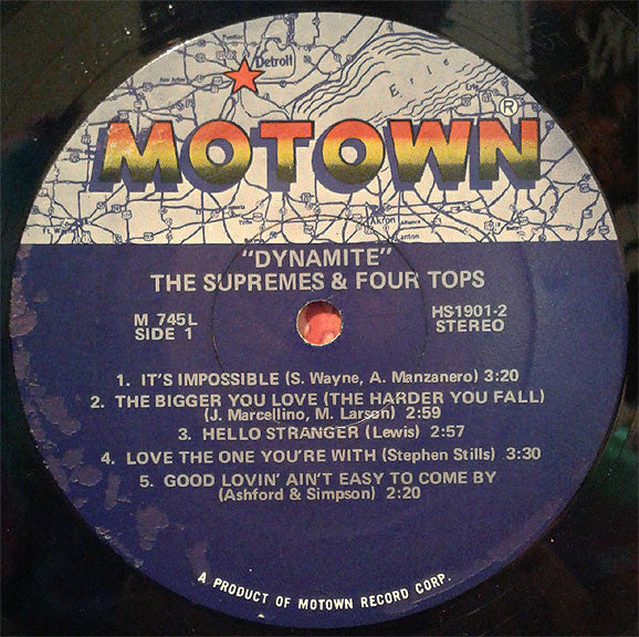 The Supremes & The Four Tops* - Dynamite (LP, Album)