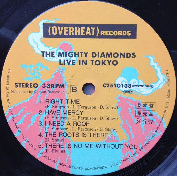 The Mighty Diamonds - Live In Tokyo = ライヴ・イン・トーキョー(LP, Album, Promo)