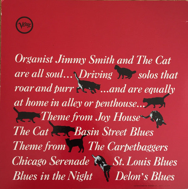 The Incredible Jimmy Smith* - The Cat (LP, Album, RE, Gat)