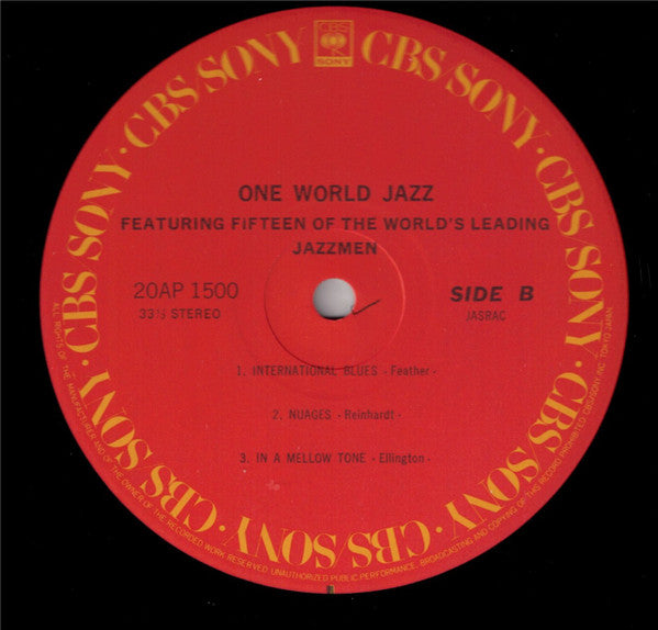 Various - One World Jazz (LP, Album, RE)