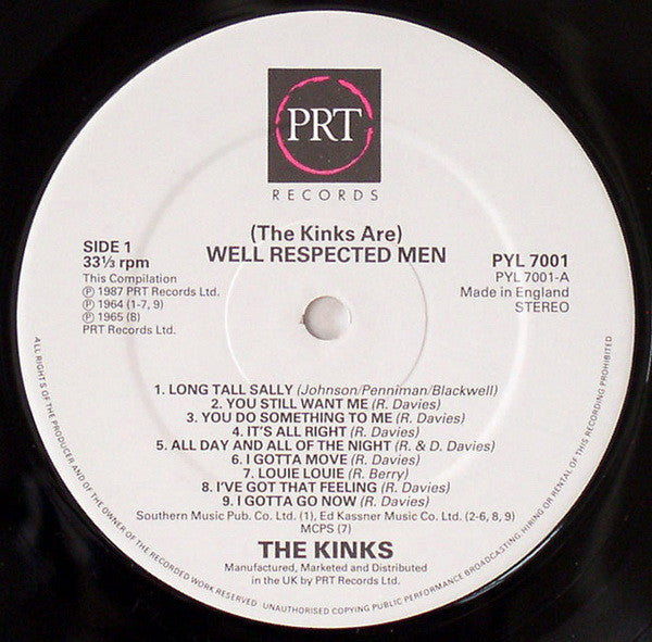 The Kinks - The Kinks Are Well Respected Men (2xLP, Comp, Gat)