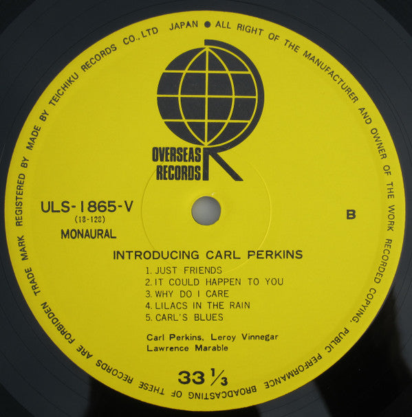 Carl Perkins (4) - Introducing... (LP, Album, Mono, RE)