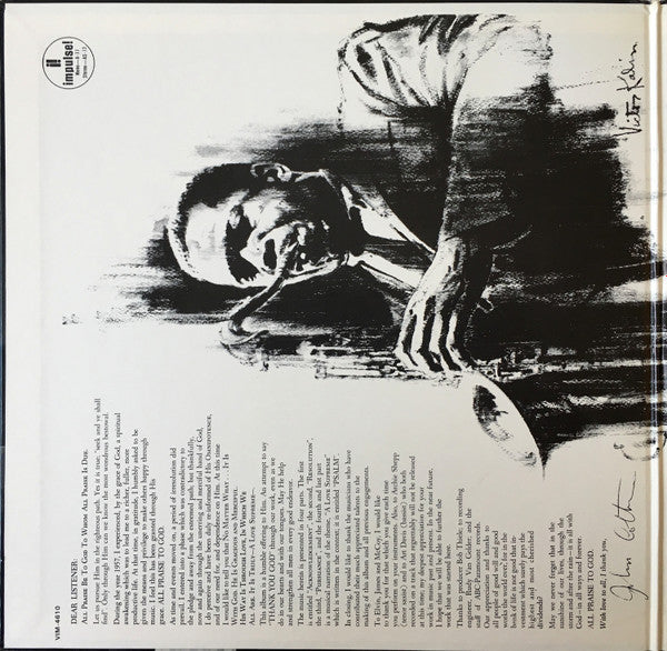 John Coltrane - A Love Supreme (LP, Album, RE, Gat)