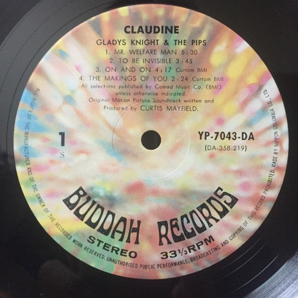 Gladys Knight & The Pips*, Curtis Mayfield - Claudine (LP, Album)