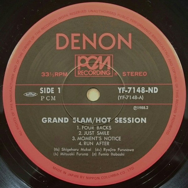 Hot Session - Grand Slam (LP)