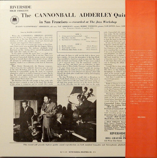 The Cannonball Adderley Quintet - The Cannonball Adderley Quintet i...