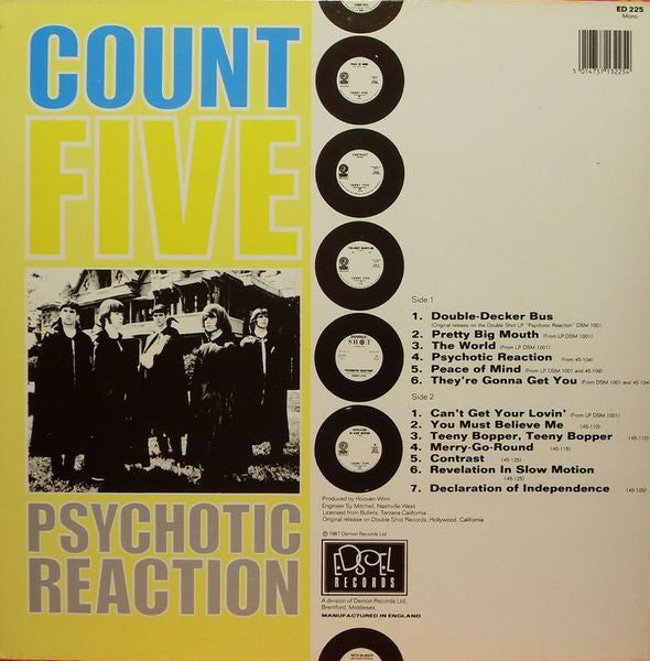 Count Five - Psychotic Reaction (LP, Comp, Mono)