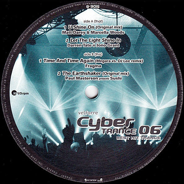 Various - Velfarre Cyber Trance 06 (12"")