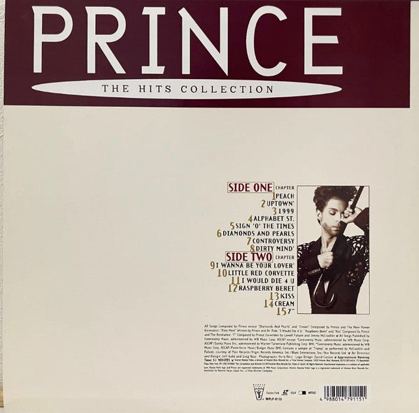 Prince - The Hits Collection (Laserdisc, 12"", Comp, NTSC)