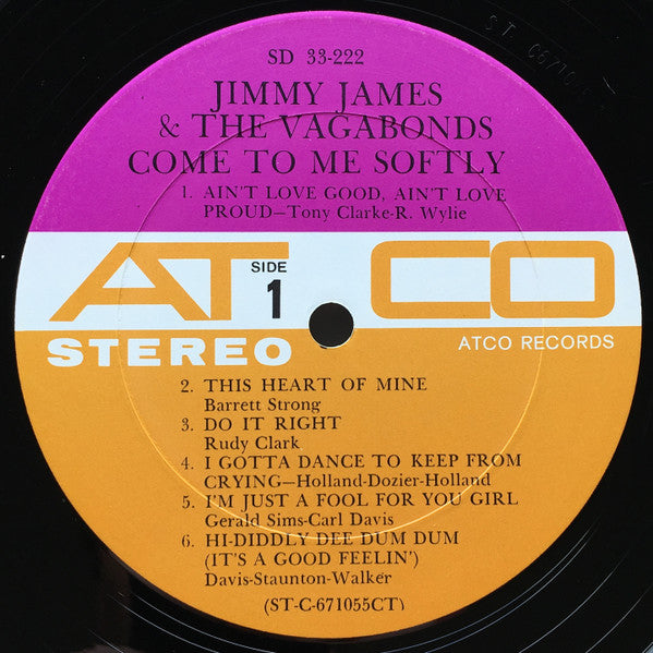 Jimmy James & The Vagabonds - Come To Me Softly (LP)