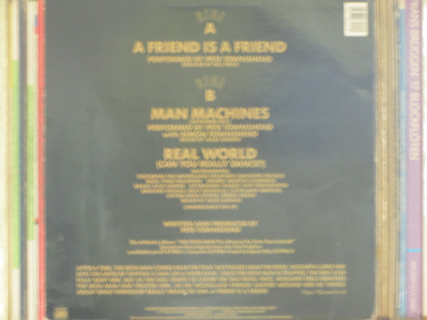 Pete Townshend - A Friend Is A Friend (12"", Maxi)