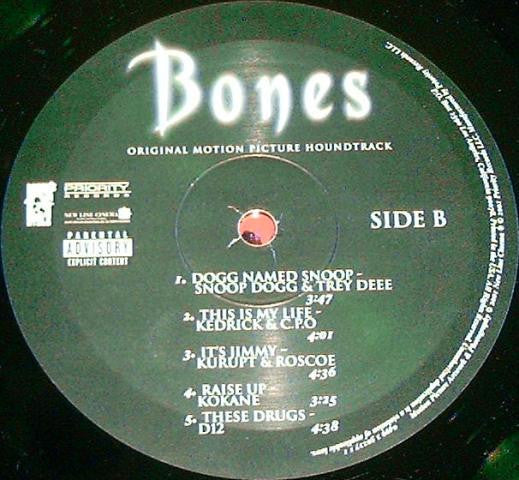 Various - Bones - Original Motion Picture Houndtrack (2xLP, Comp)