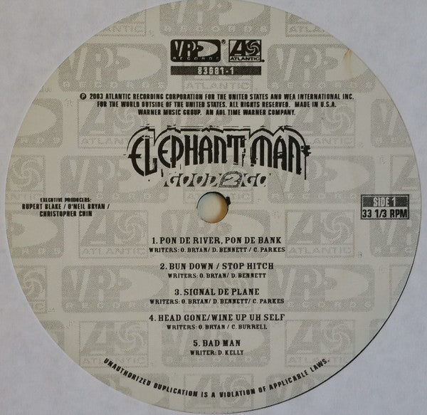 Elephant Man - Good 2 Go (2xLP, Album)