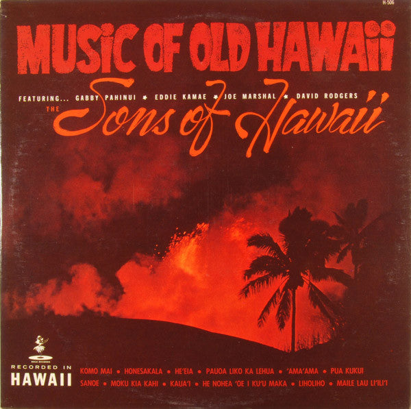 The Sons Of Hawaii - Music Of Old Hawaii (LP, Album, RE)