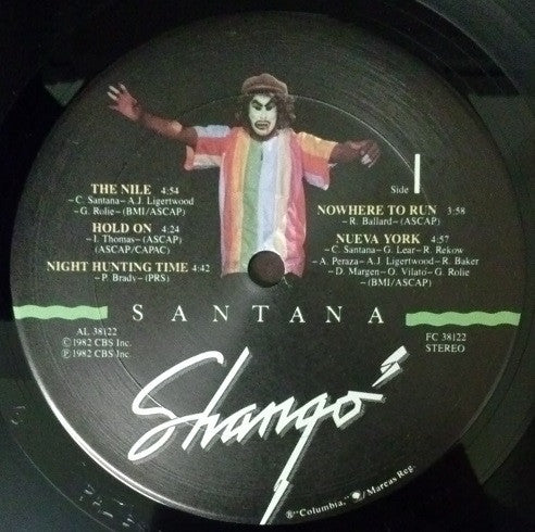 Santana - Shangó (LP, Album, Car)