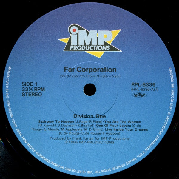 Far Corporation - Division One - The Album (LP, Album)