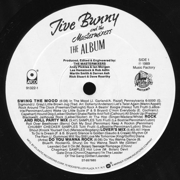 Jive Bunny And The Mastermixers - The Album (LP, Album)