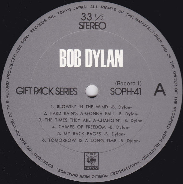 Bob Dylan - Bob Dylan (2xLP, Comp + Box)