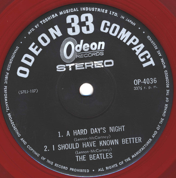 The Beatles - A Hard Day's Night (7"", Red)