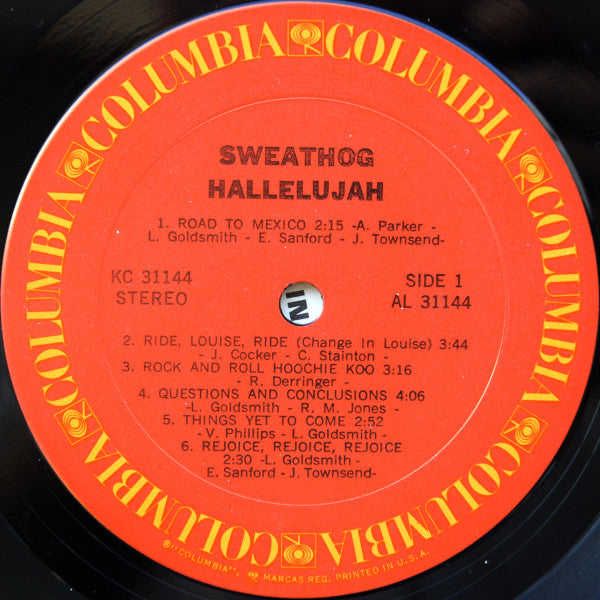 Sweathog - Hallelujah (LP, Album, Ter)