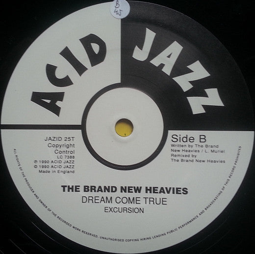 The Brand New Heavies - Dream Come True (Brand New Mix) (12"", Bla)