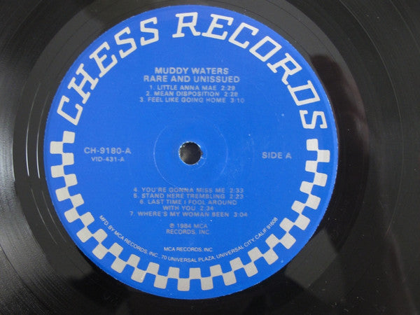 Muddy Waters - Rare And Unissued (LP, Comp)