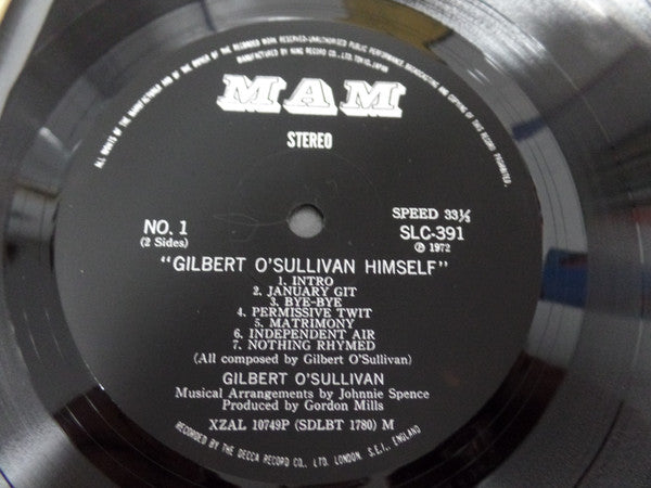 Gilbert O'Sullivan - Himself (LP, Album, Gat)