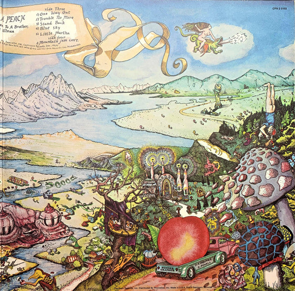 The Allman Brothers Band - Eat A Peach (2xLP, Album, RE, Gat)