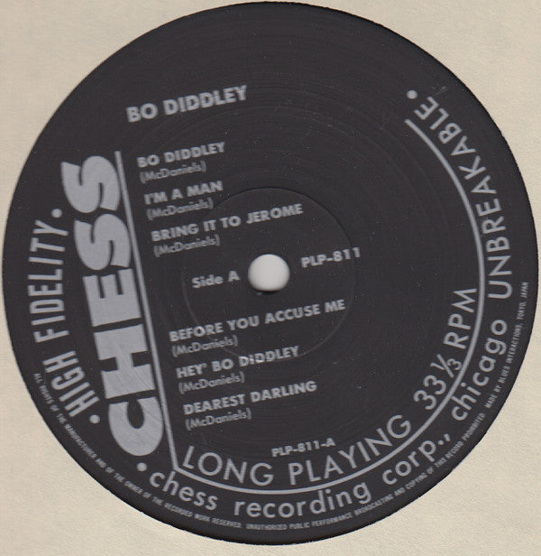 Bo Diddley - Bo Diddley (LP, Album, Comp, Mono, RE)