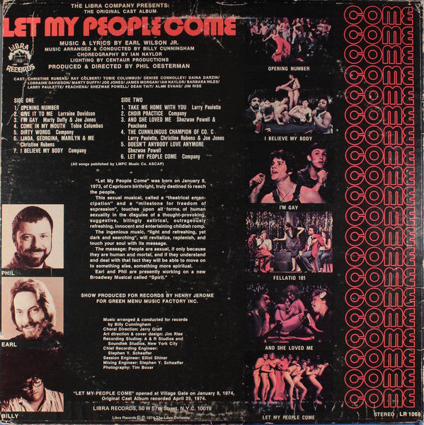 Various - Let My People Come: The Original Cast Album (LP, Album, NAM)