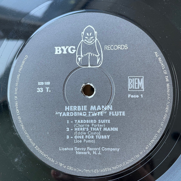 Herbie Mann - Yardbird Flute(LP, Album, Mono, RE, Gat)