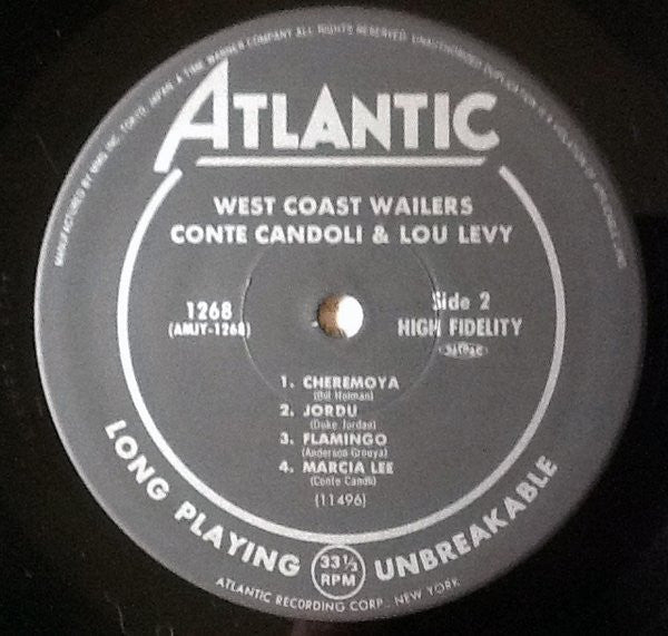 Conte Candoli & Lou Levy - West Coast Wailers (LP, Album, RE)