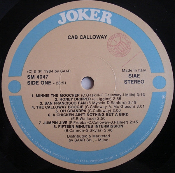 Cab Calloway - Cab Calloway (LP, Comp)