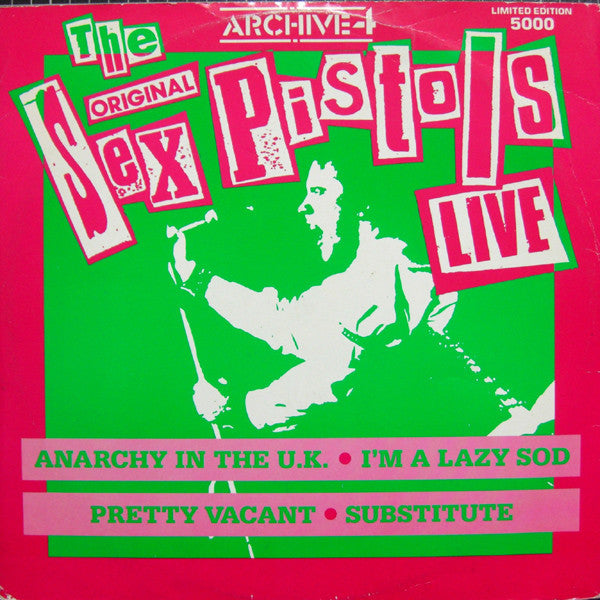 Sex Pistols - The Original Sex Pistols Live (12"", Ltd)