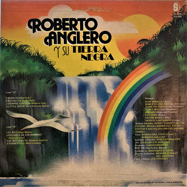 Roberto Angleró - Roberto Anglero Y Su Tierra Negra(LP, Album)